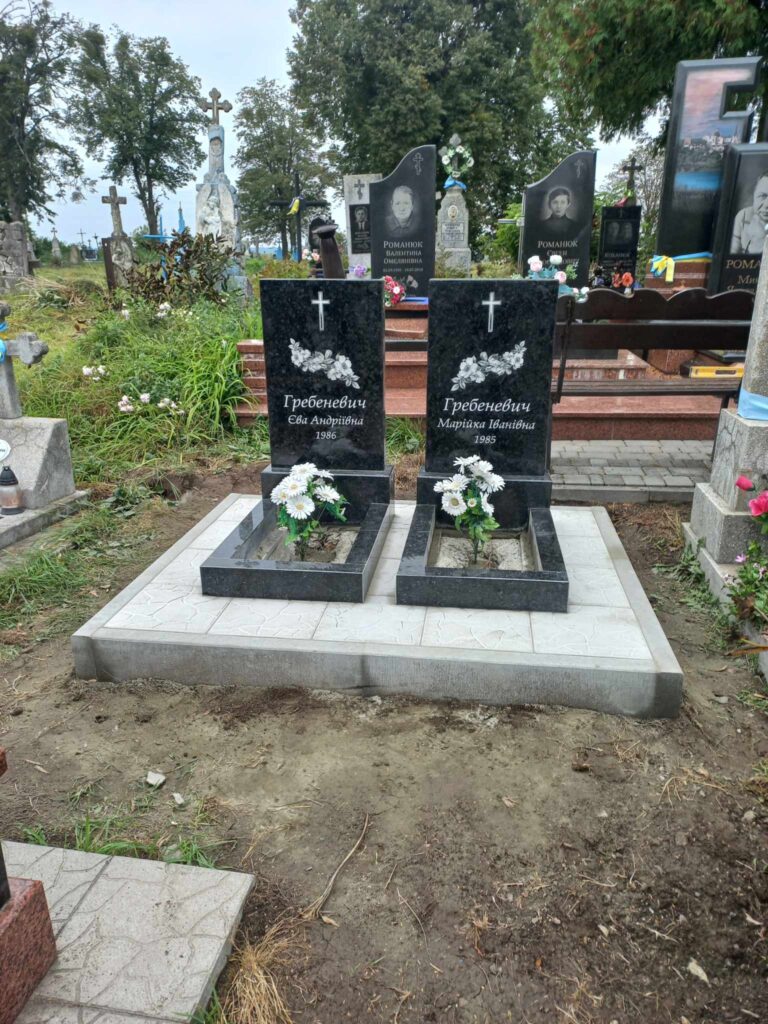 Подвійний пам'ятник габро портрети Луцьк